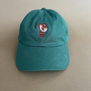 Green Ball Cap w/ Embroidered Tiger -- Yupoong Classics